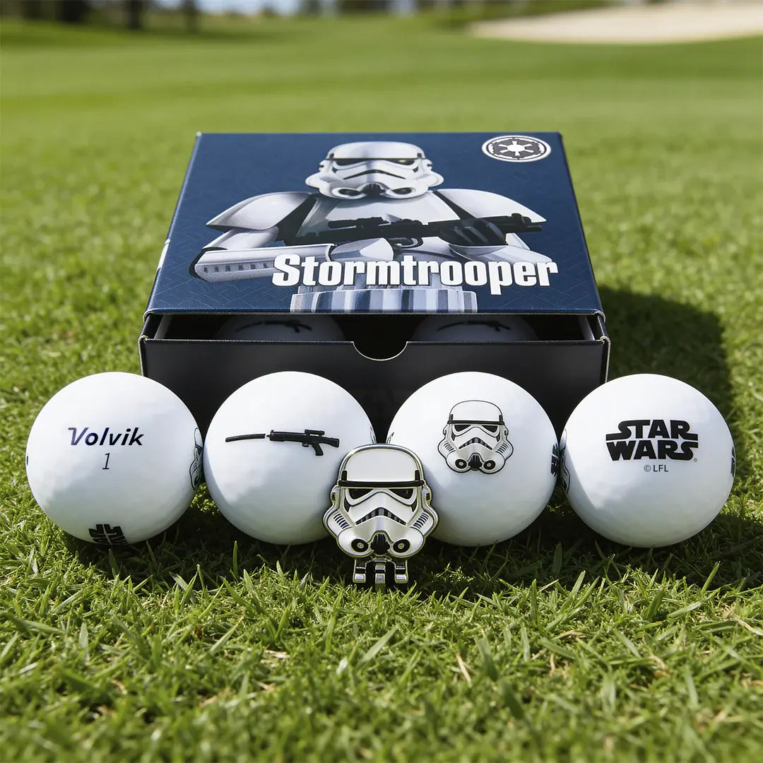 Coffret STORMTROOPER STAR WARS- 4 Balles + Marque Balle - VOLVIK