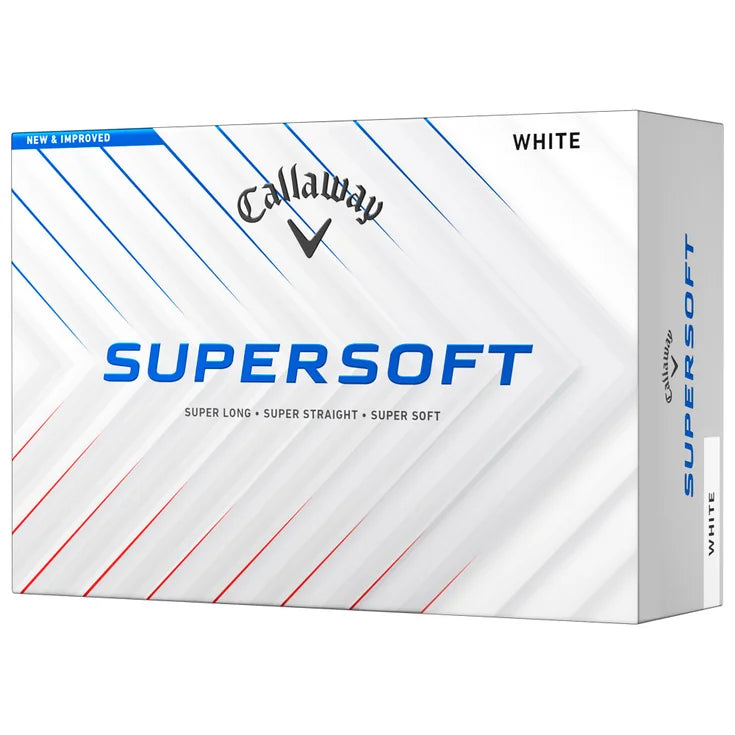 Balles Callaway Super Soft Blanches