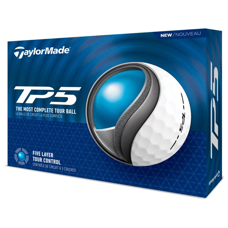 Balles Taylormade TP5 Blanches