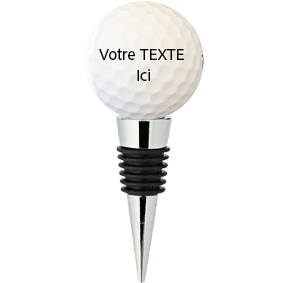Bouchon de bouteille Balle de Golf Personnalisé
