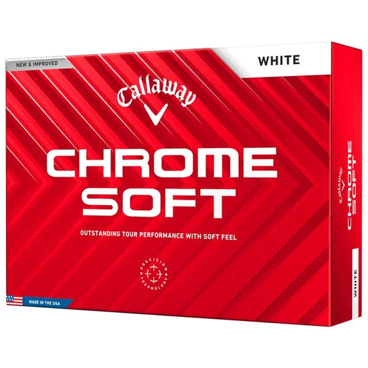 Balles Callaway Chrome Soft Blanches