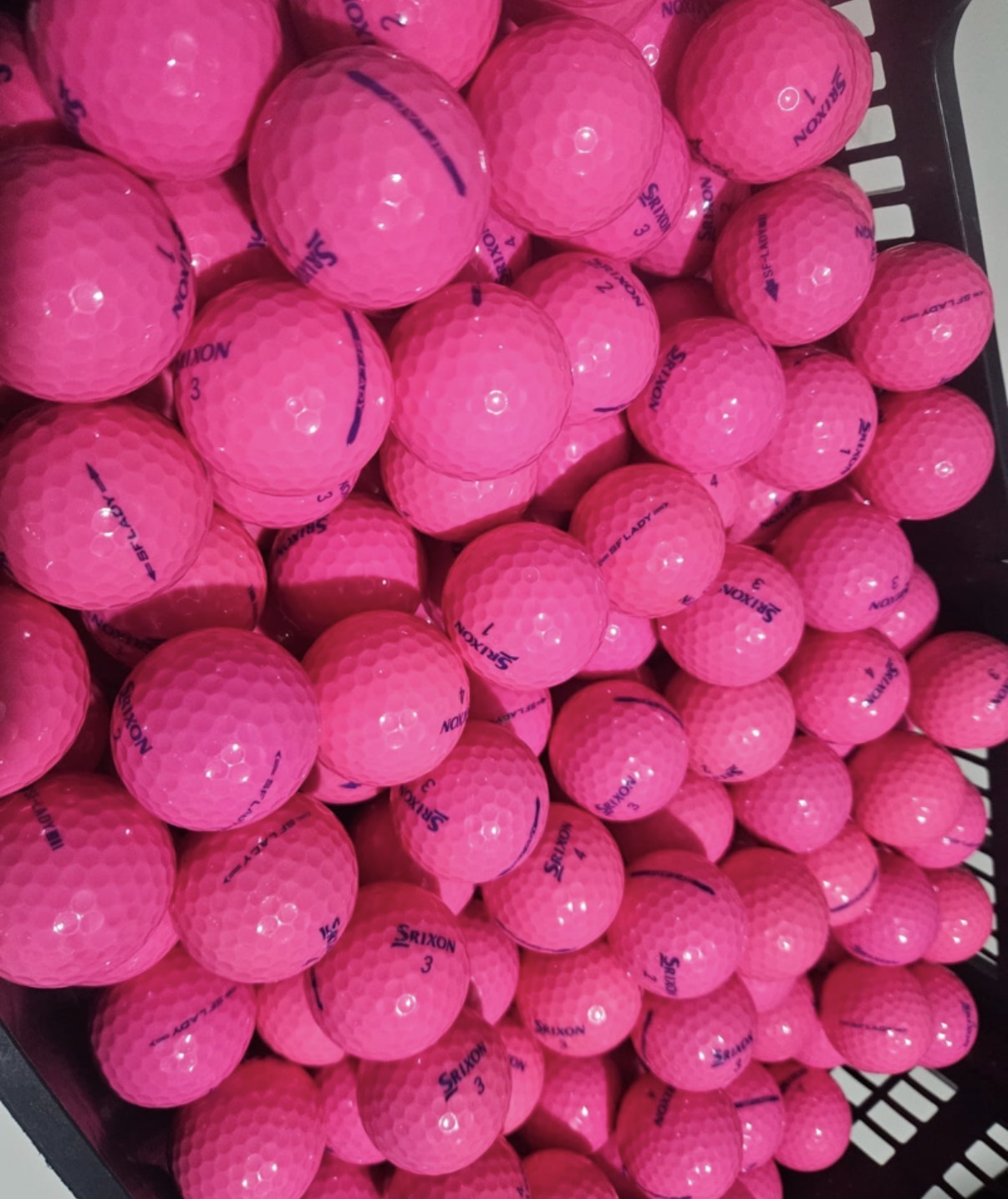 Balles de golf d'occasion Srixon Soft Feel Lady Roses – Qualité Premium 4AAAA (lot de 12)