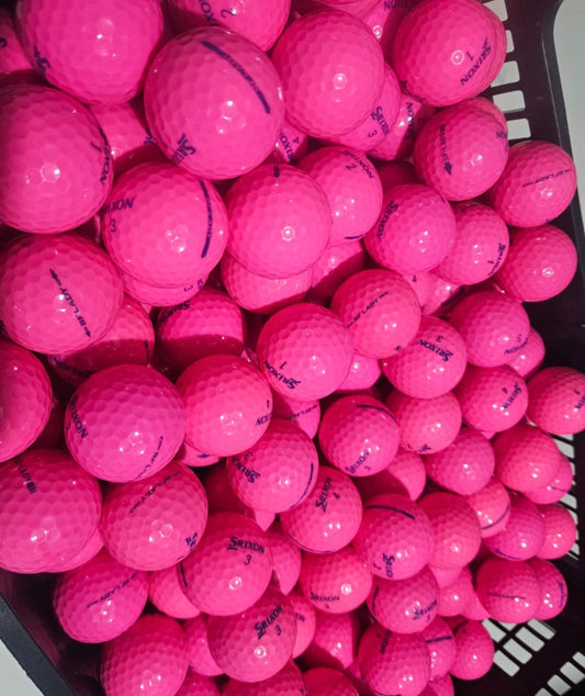 Balles de golf d'occasion Srixon Soft Feel Lady Roses – Qualité Premium 4AAAA (lot de 12)