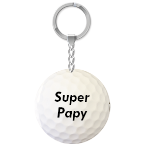 Porte Clef Balle de Golf Personnalisé