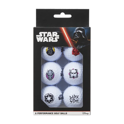 Coffret STAR WARS Blister - 6 Balles POWER SOFT Blanche - VOLVIK