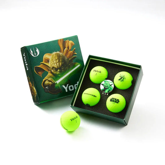 Coffret YODA STAR WARS - 4 Balles + Marque Balle - VOLVIK
