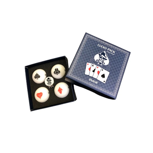 Coffret Lucky - 4 Balles + Marque Balle - VOLVIK