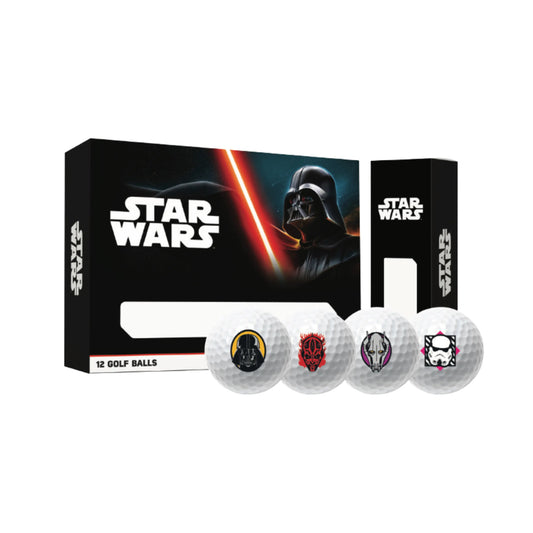 Coffret STAR WARS - 12 Balles POWER SOFT Blanche - VOLVIK