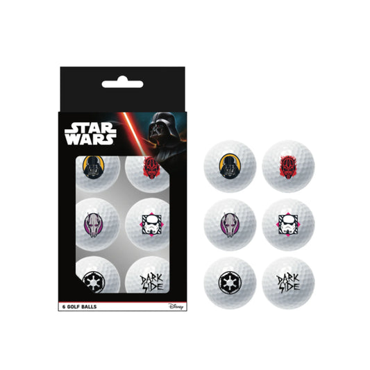 Coffret STAR WARS Blister - 6 Balles POWER SOFT Blanche - VOLVIK