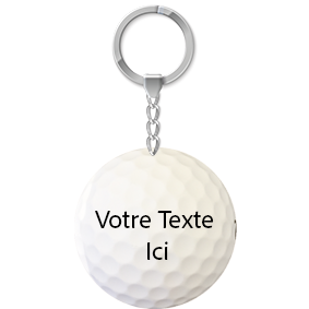 Porte Clef Balle de Golf Personnalisé