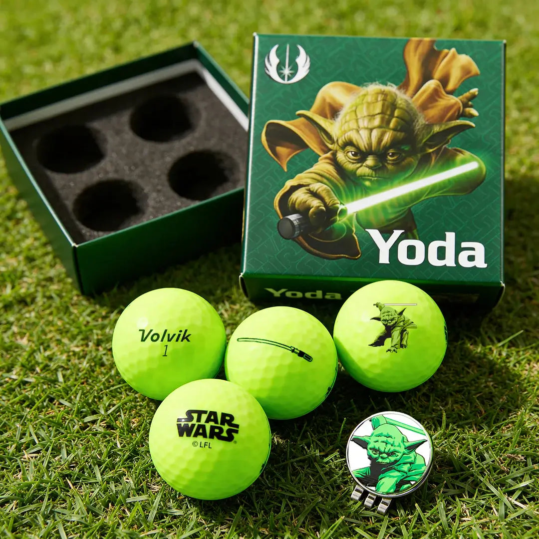 Coffret YODA STAR WARS - 4 Balles + Marque Balle - VOLVIK
