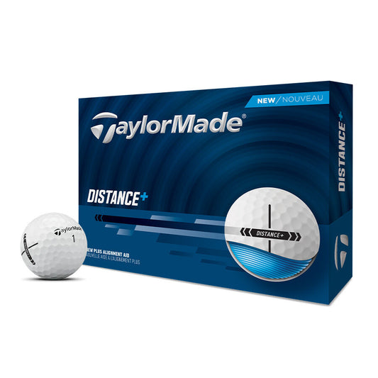 Balles TAYLORMADE Distance Plus Blanches