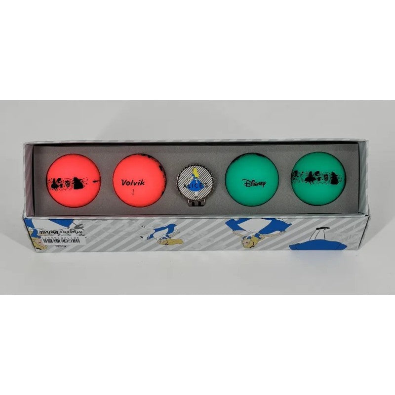 VOLVIK COFFRET 4 BALLES DISNEY ALICE IN WONDERLAND