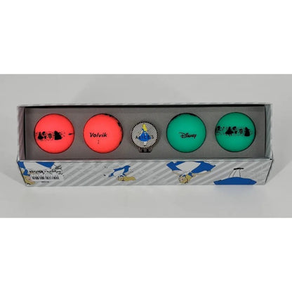 VOLVIK COFFRET 4 BALLES DISNEY ALICE IN WONDERLAND