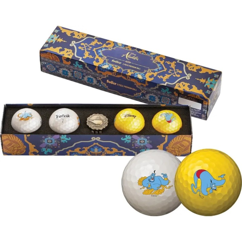 VOLVIK COFFRET 4 BALLES DISNEY ALADDIN