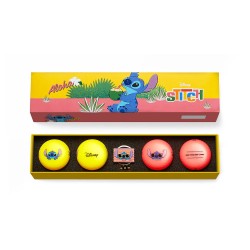 VOLVIK COFFRET 4 BALLES DISNEY STITCH ALOHA