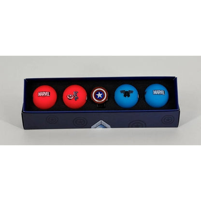 VOLVIK COFFRET 4 BALLES VIVID MARVEL CAPTAIN AMERICA
