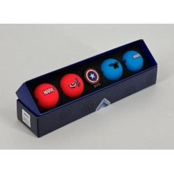 VOLVIK COFFRET 4 BALLES VIVID MARVEL CAPTAIN AMERICA