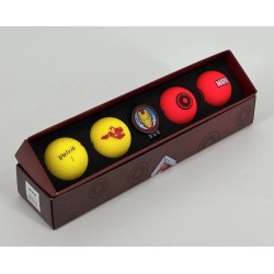 VOLVIK COFFRET 4 BALLES VIVID MARVEL IRON MAN