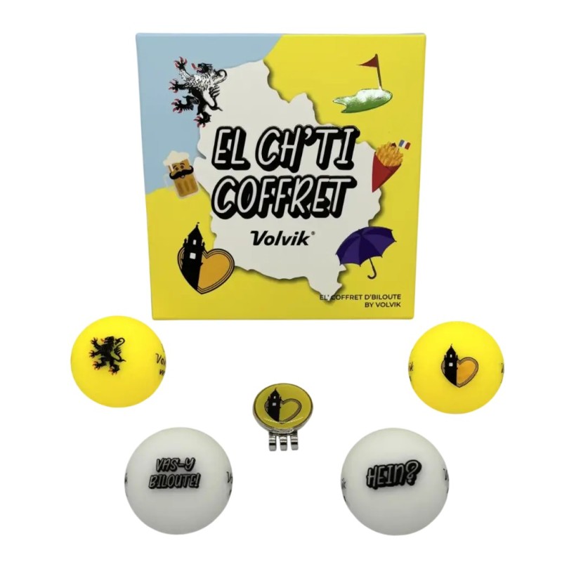 VOLVIK COFFRET 4 BALLES VIVID CH'TI