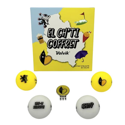 VOLVIK COFFRET 4 BALLES VIVID CH'TI