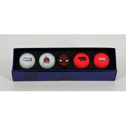 VOLVIK COFFRET 4 BALLES VIVID MARVEL SPIDER-MAN