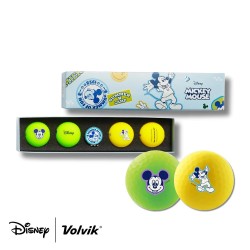 VOLVIK COFFRET 4 BALLES VIVID SOFT DISNEY MICKEY MOUSE