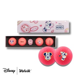 VOLVIK COFFRET 4 BALLES VIVID SOFT DISNEY MINNIE MOUSE